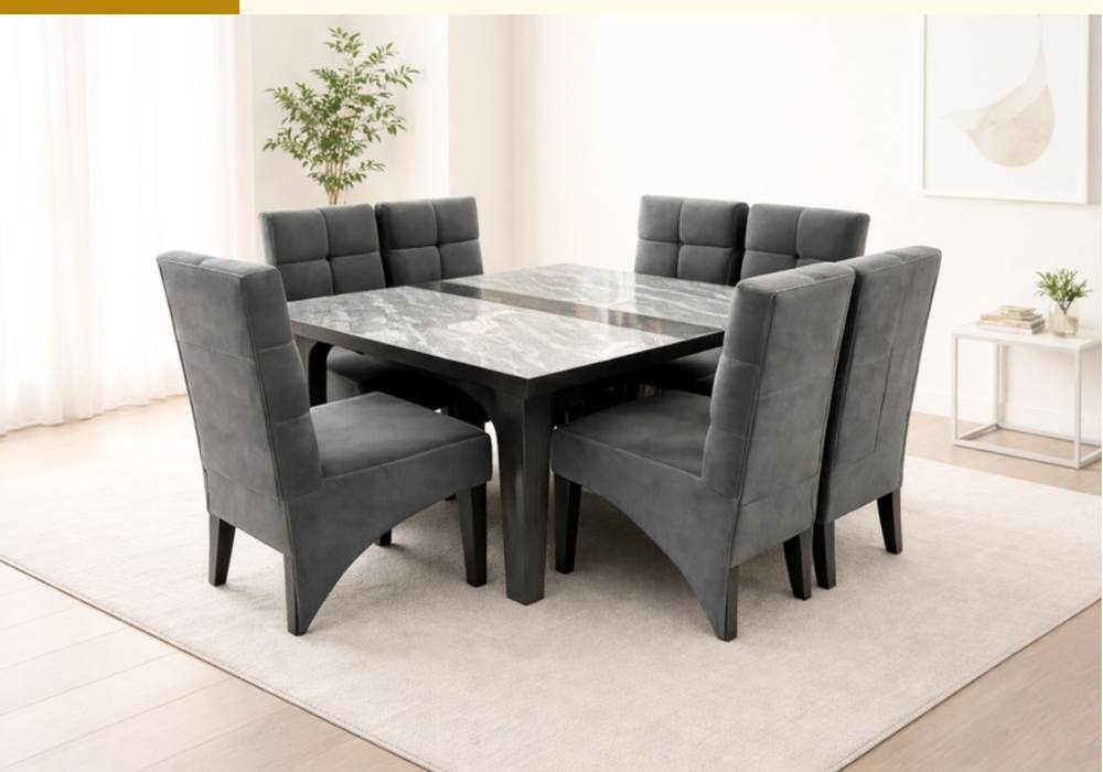 Comedor de madera maciza fabricado a la medida en el taller de Muebles Mary's